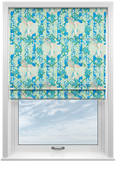 Faded Glamour, Absinthe Stripe - Twist&Fit Roman Blind